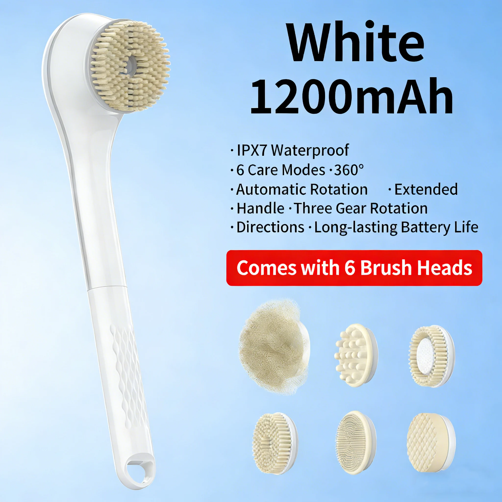 🚿 A super useful and convenient electric shower brush!