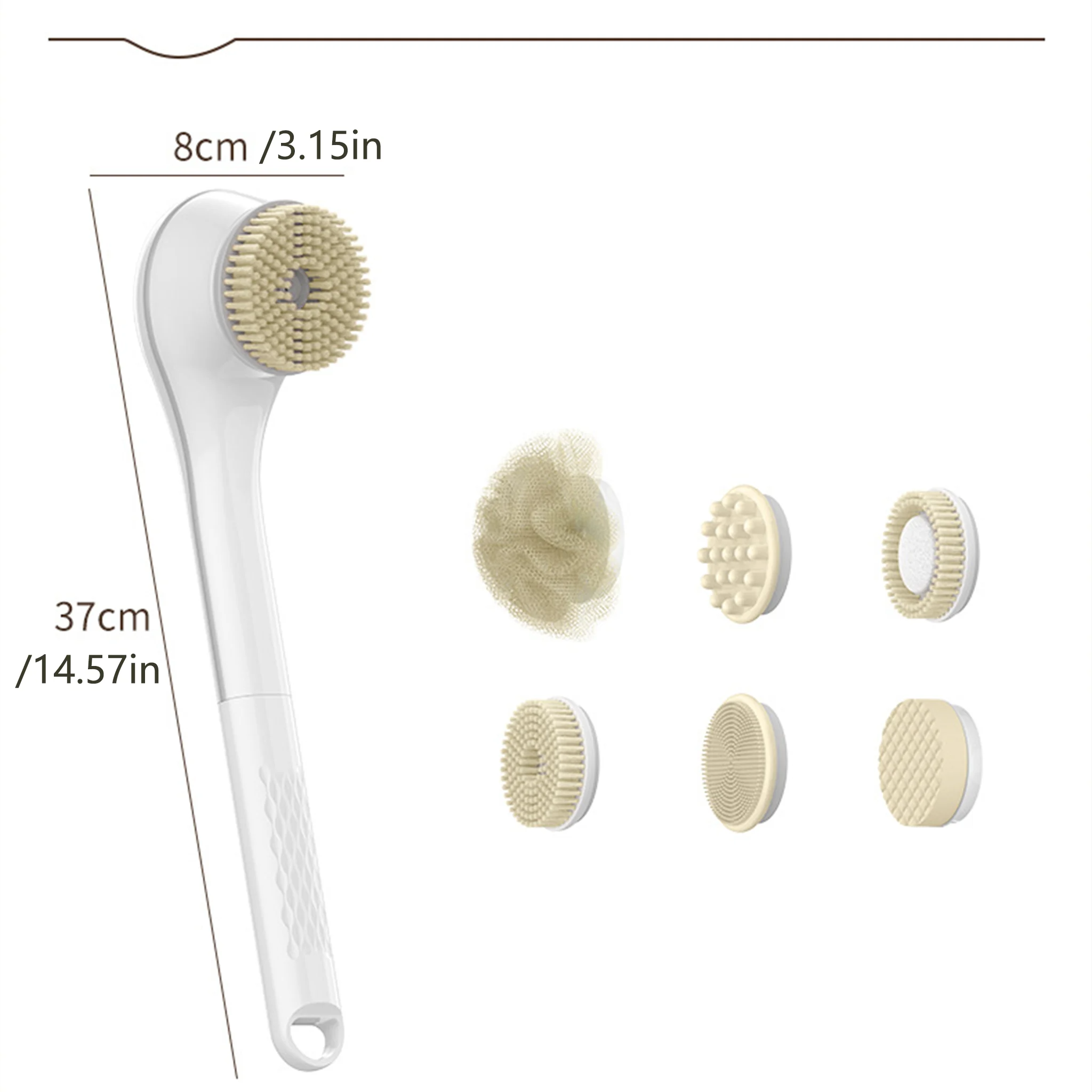 🚿 A super useful and convenient electric shower brush!