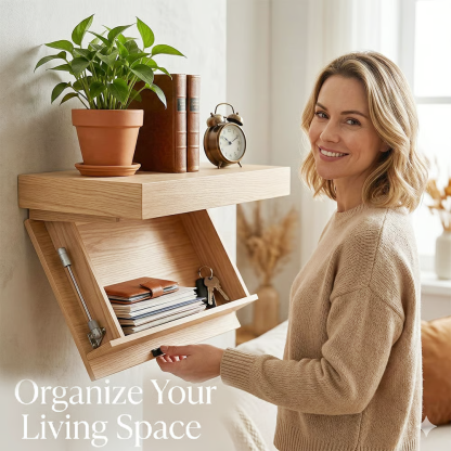 🔒 Concealed Floating Shelf