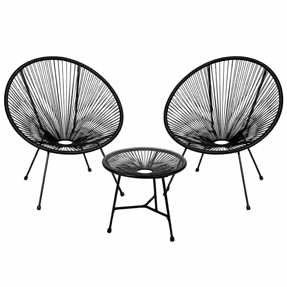 Ensemble de Table et Chaises d'Extérieur pour Terrasse