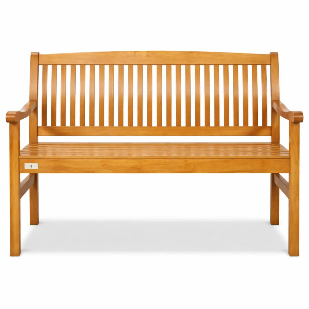 Banc de jardin résistant aux intempéries avec couverture incluse