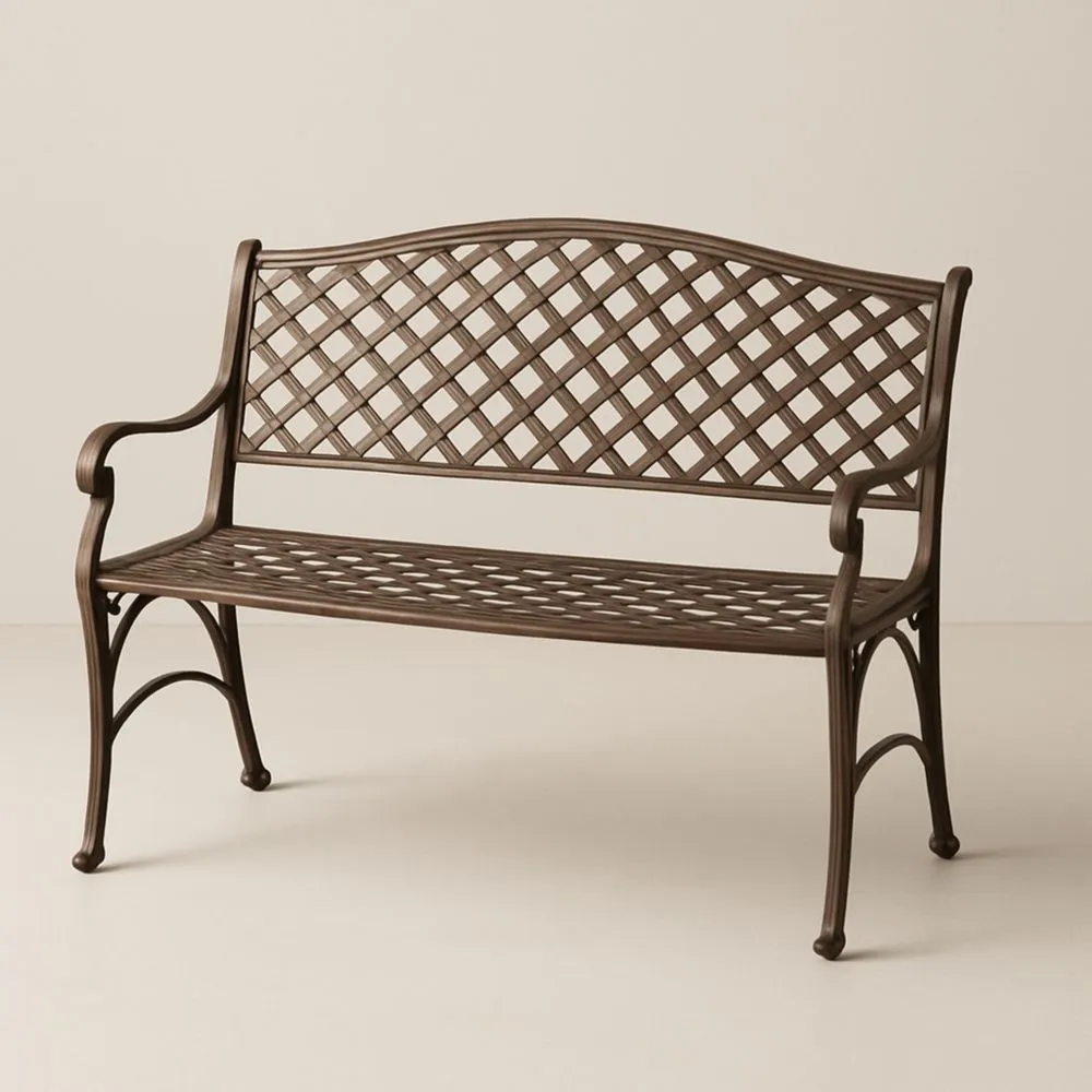 Banc de jardin extérieur