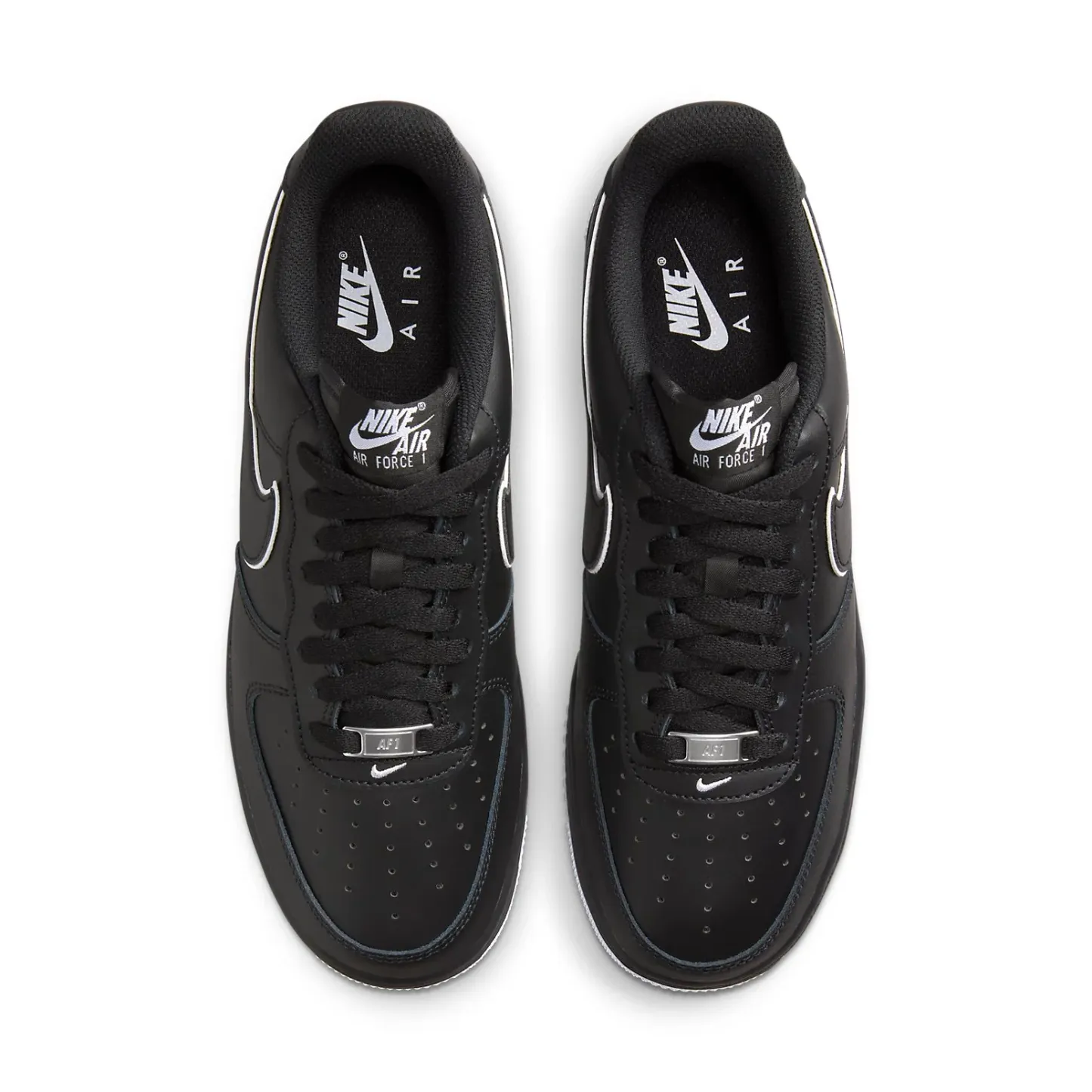 nitthhke Air fortthhce 1 Low '07 'Black White'
