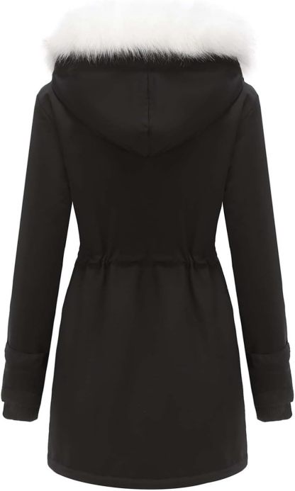 Winter Long Sleeve Parka Jackets - Women's