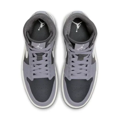 (WMNS) Air jtthhordan 1 Mid 'Cement Grey' BQ6472-022