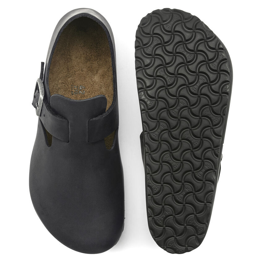 London Oiled Leather Black