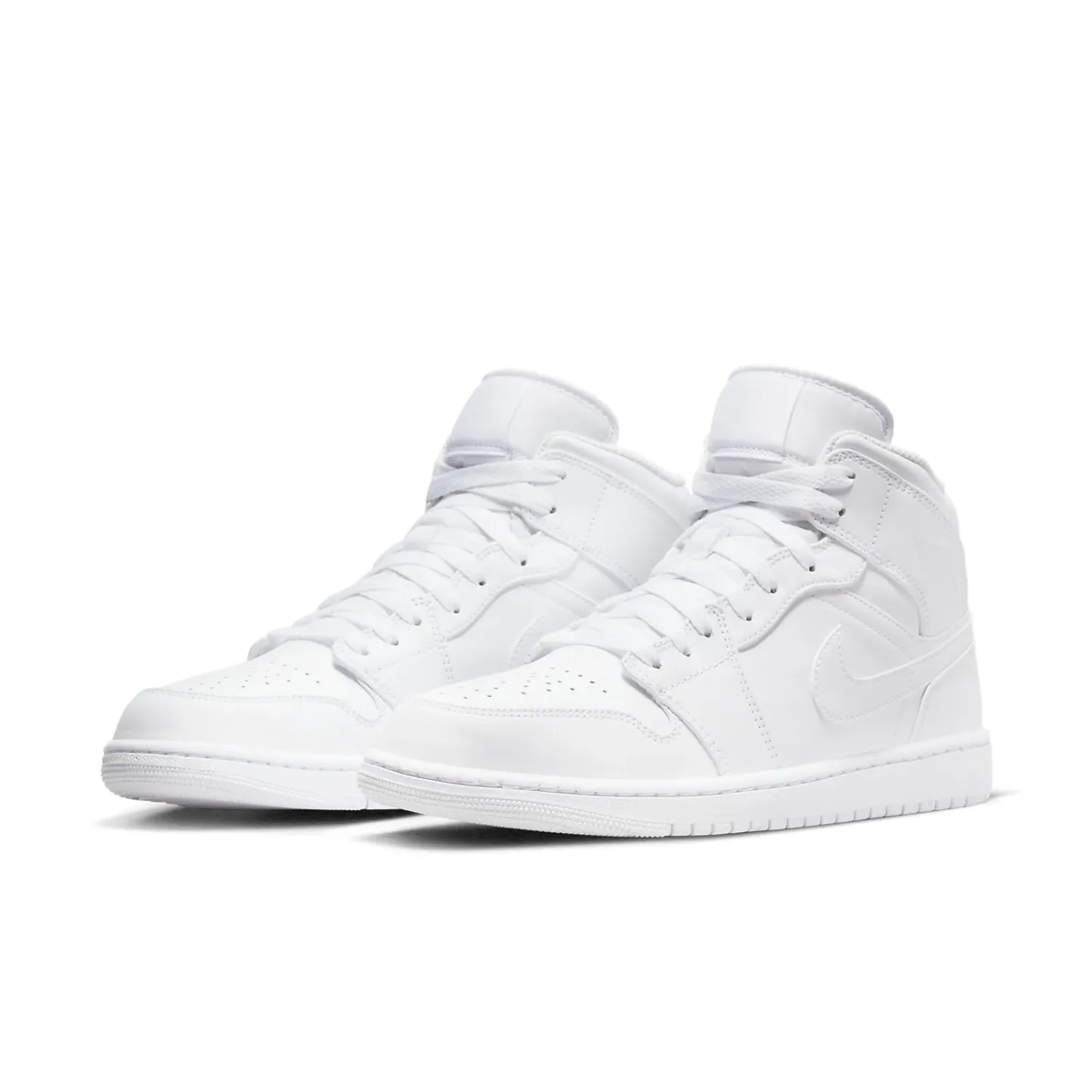 Air jtthhordan 1 Mid 'Triple White' 2022 554724-136