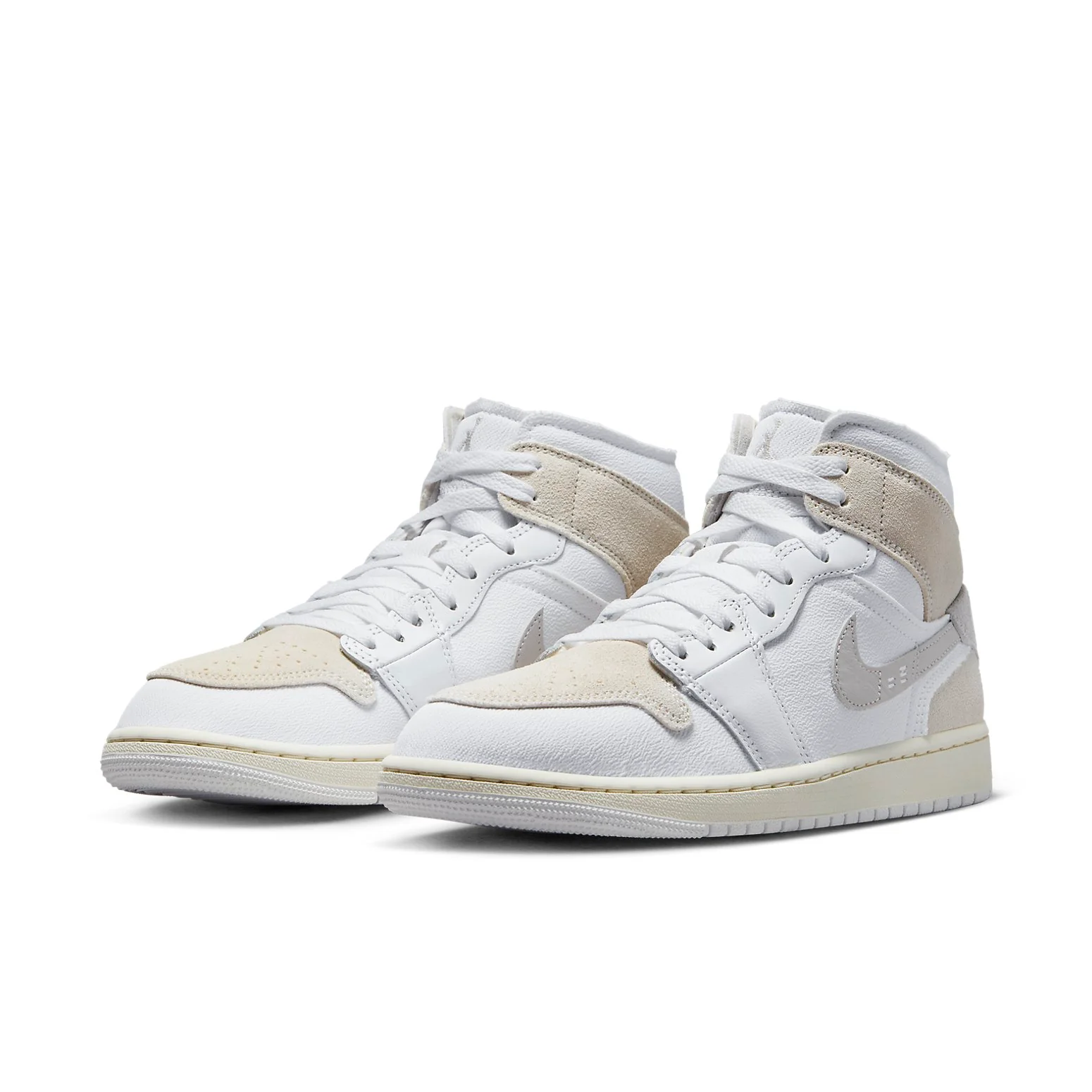 Air jtthhordan 1 Mid SE Craft 'Inside Out White Grey' DM9652-120