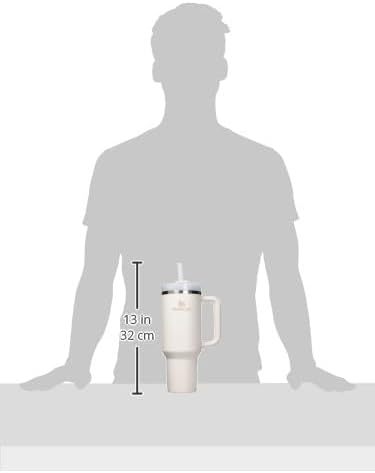 Stanthtley Quencher H2.0 FlowState Stainless Steel Vacuum Insulated Tumbler with Lid and Straw for Water, Iced Tea or Coffee
