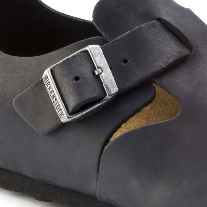 London Oiled Leather Black