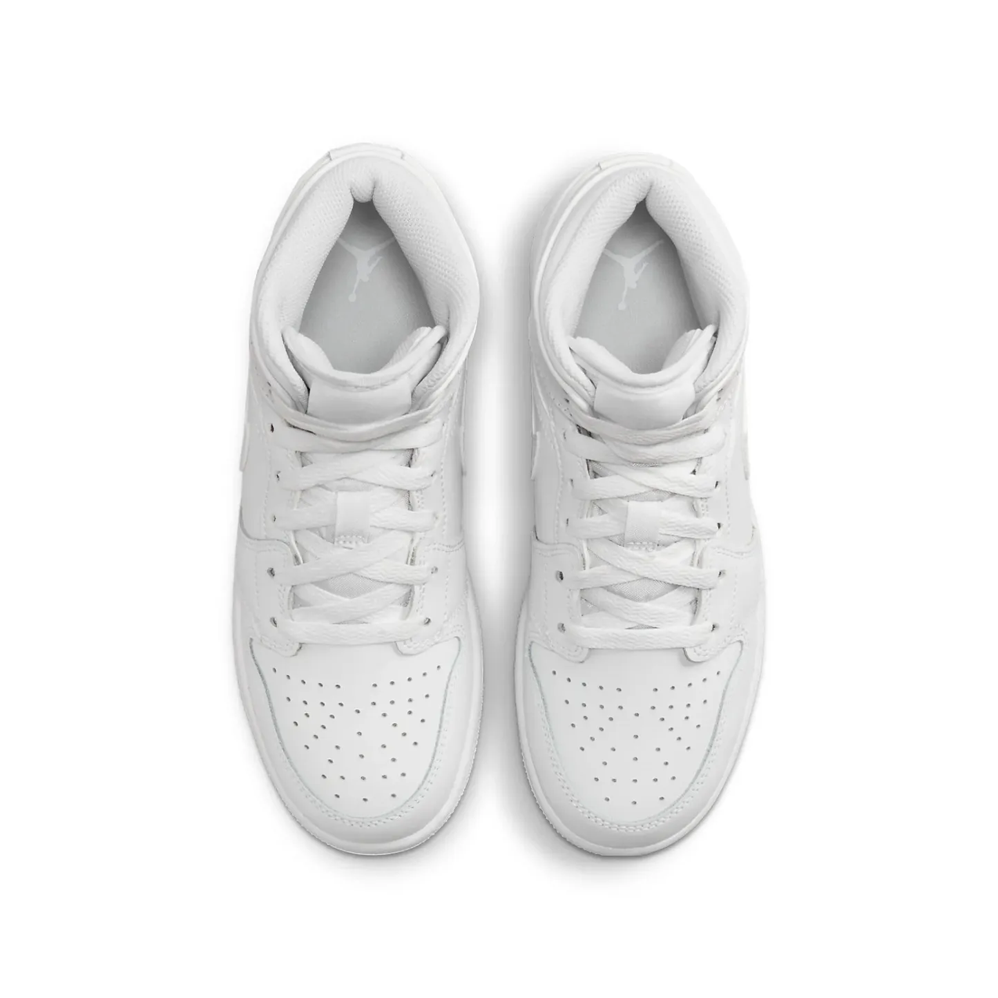 (GS) Air jtthhordan 1 Mid 'Triple White 2023' 554725-136