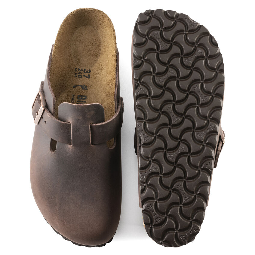 Birketthhnstock Boston Oiled Leather  Habana