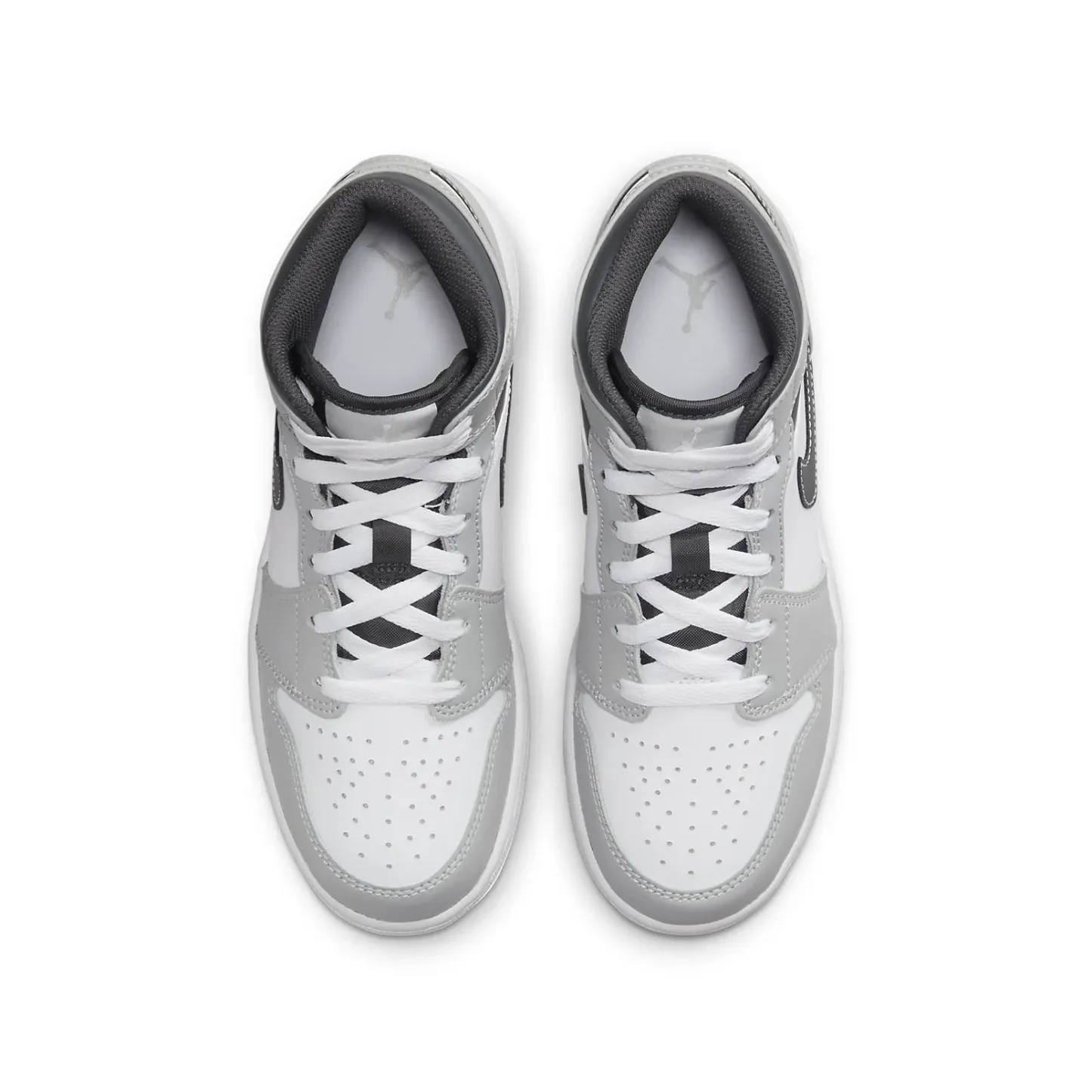 (GS) Air jtthhordan 1 Mid 'Light Smoke Grey' 554725-078