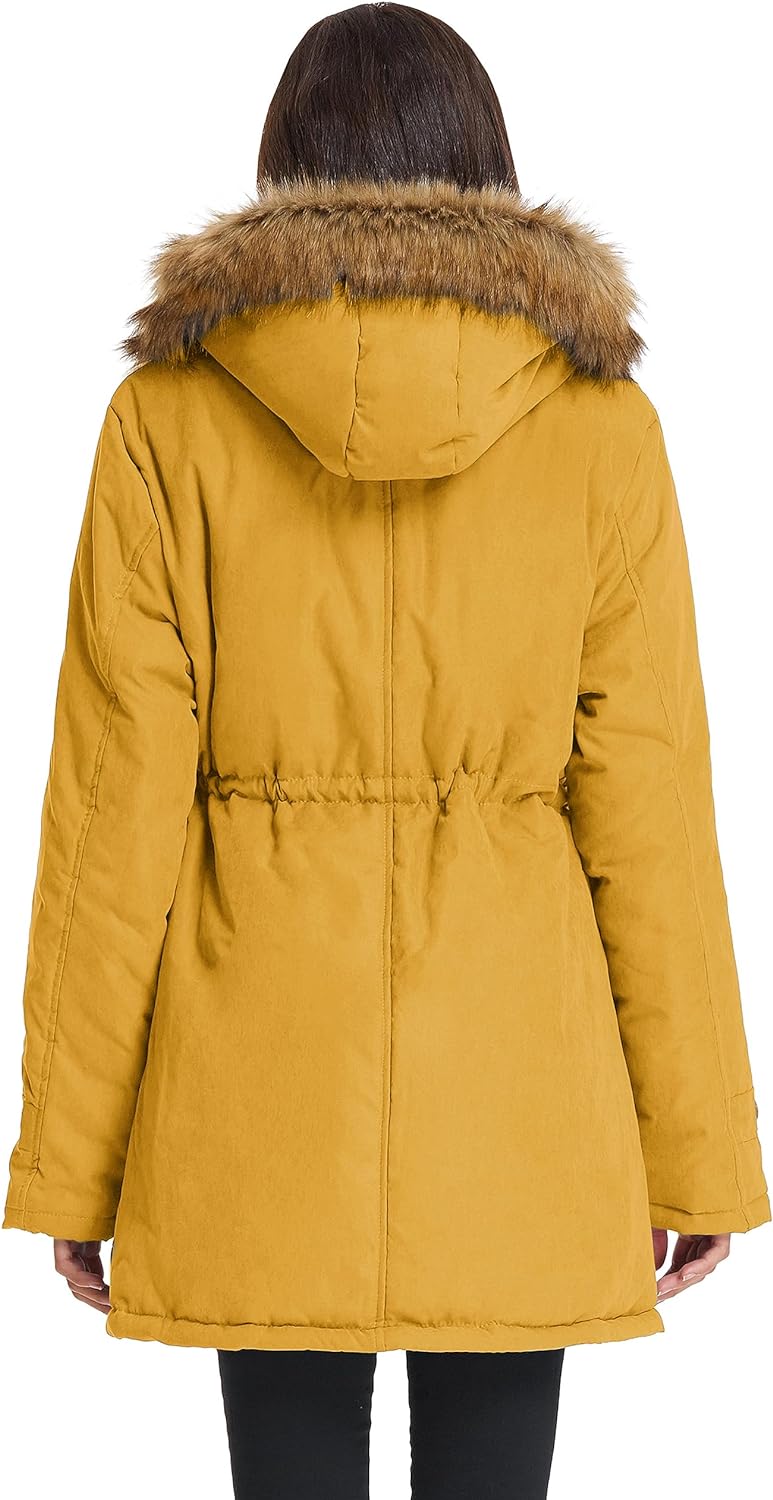 Parka invernale da donna in lana