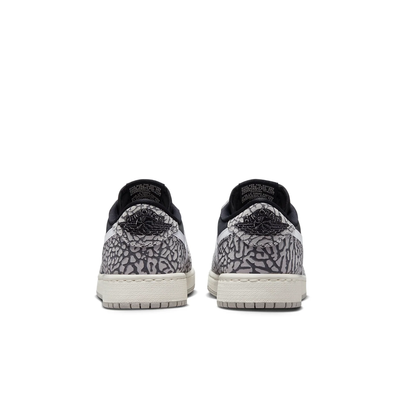 (GS) Air jtthhordan 1 Retro Low OG 'Black Cement' CZ0858-001