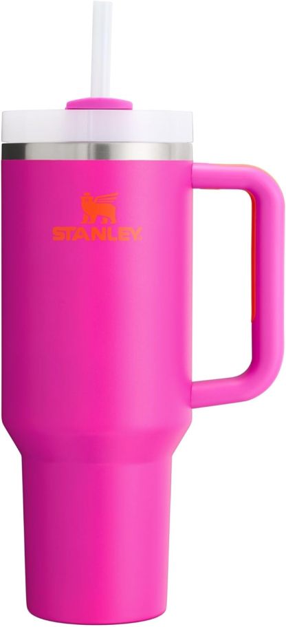 Stanthtley Quencher H2.0 FlowState Stainless Steel Vacuum Insulated Tumbler with Lid and Straw for Water, Iced Tea or Coffee