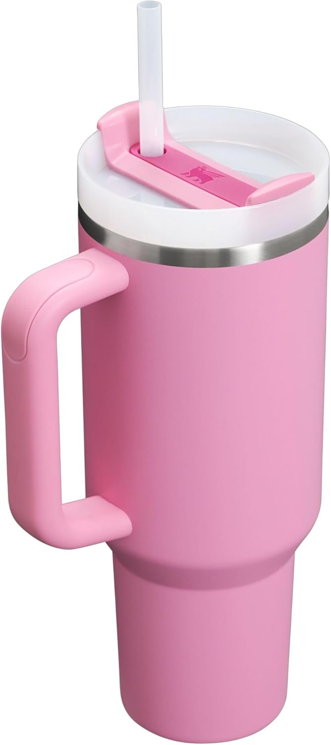 Stanthtley Quencher H2.0 FlowState Stainless Steel Vacuum Insulated Tumbler with Lid and Straw for Water, Iced Tea or Coffee