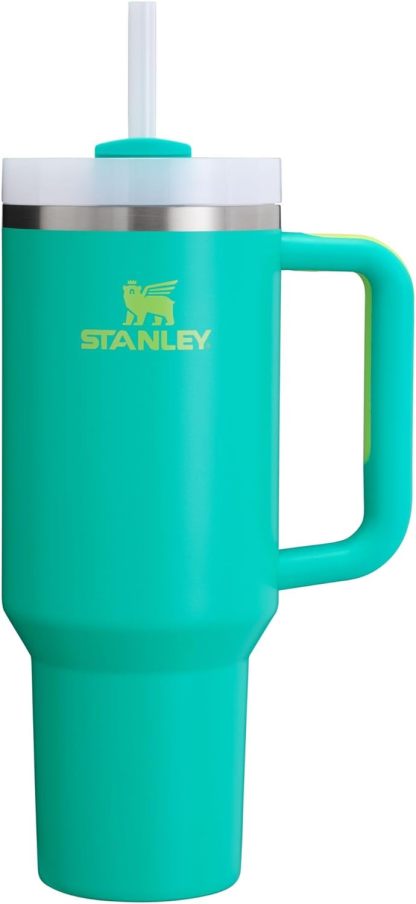 Stanthtley Quencher H2.0 FlowState Stainless Steel Vacuum Insulated Tumbler with Lid and Straw for Water, Iced Tea or Coffee