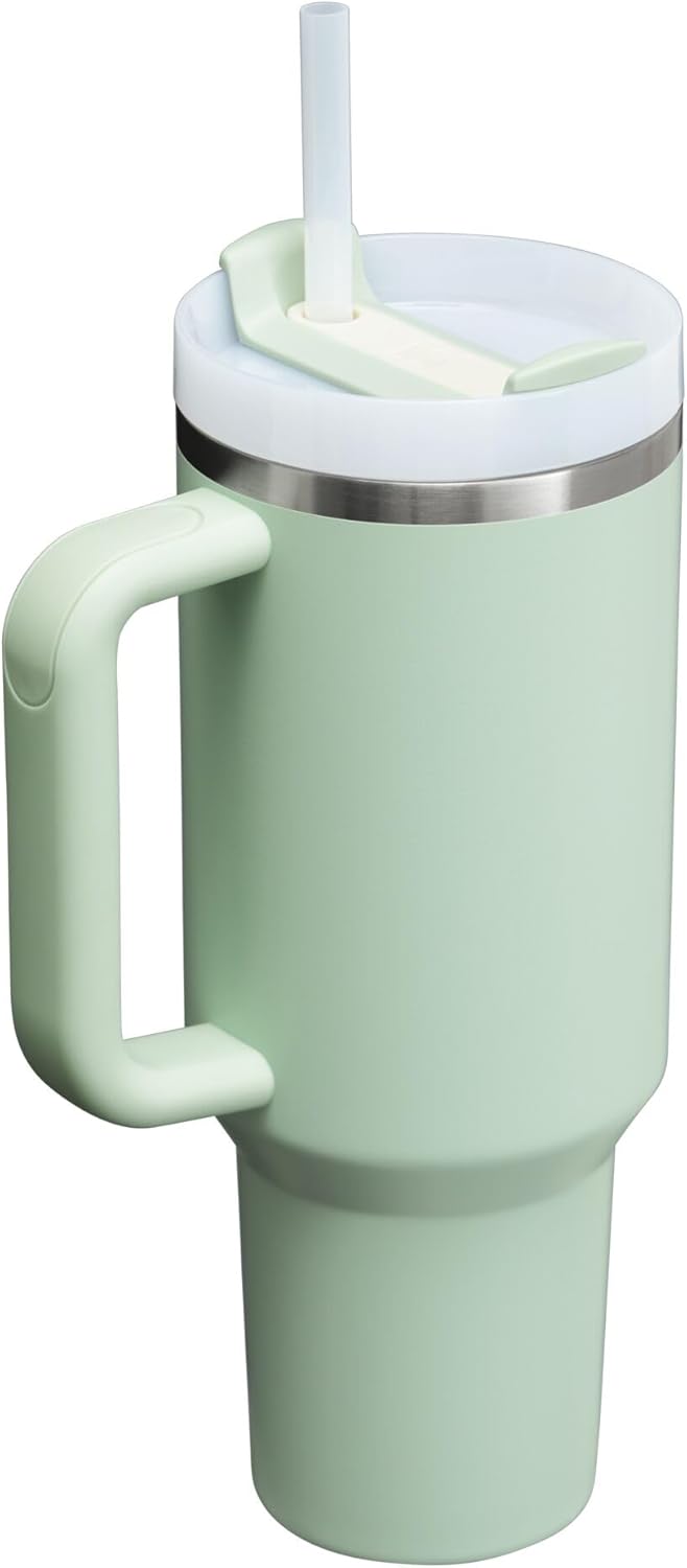 Stanthtley Quencher H2.0 FlowState Stainless Steel Vacuum Insulated Tumbler with Lid and Straw for Water, Iced Tea or Coffee