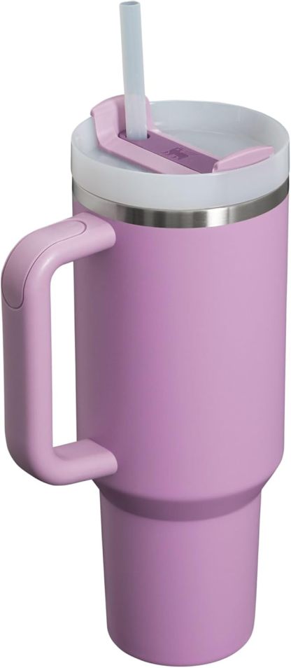 Stanthtley Quencher H2.0 FlowState Stainless Steel Vacuum Insulated Tumbler with Lid and Straw for Water, Iced Tea or Coffee