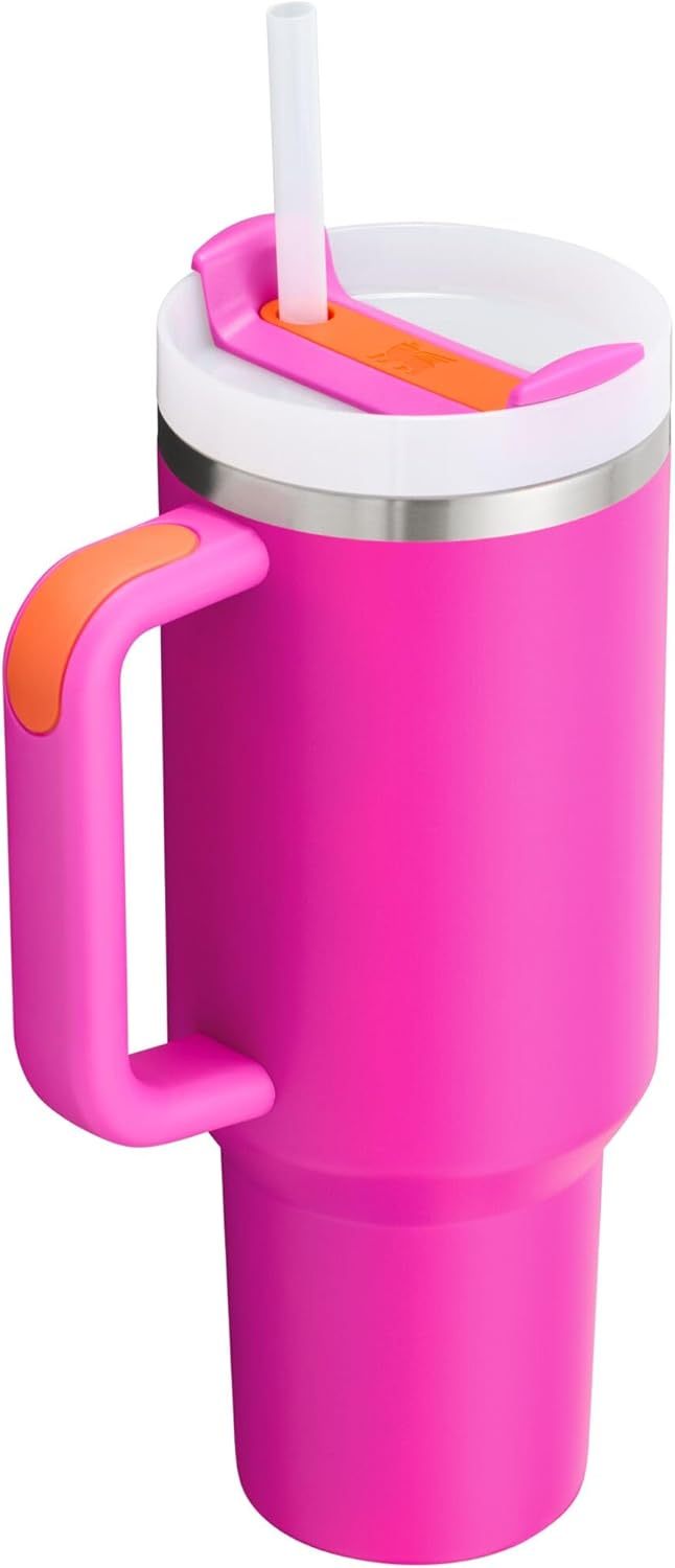 Stanthtley Quencher H2.0 FlowState Stainless Steel Vacuum Insulated Tumbler with Lid and Straw for Water, Iced Tea or Coffee