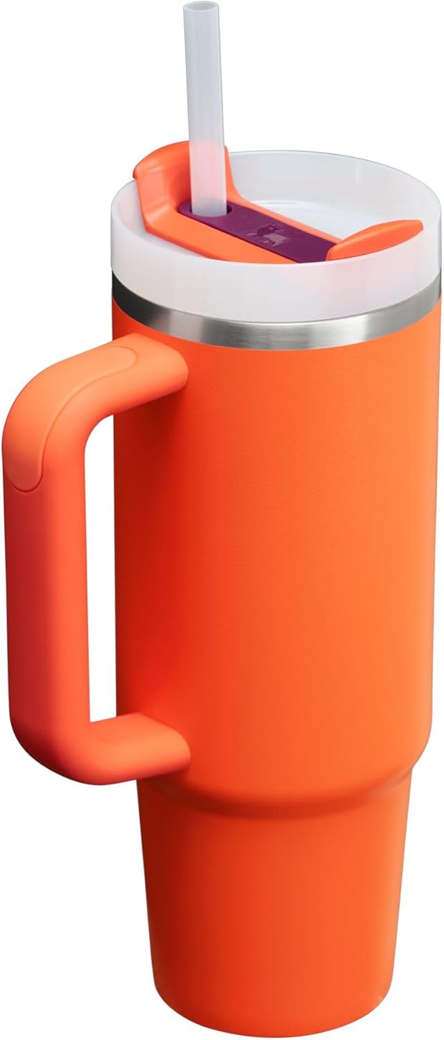 Stanthtley Quencher H2.0 FlowState Stainless Steel Vacuum Insulated Tumbler with Lid and Straw for Water, Iced Tea or Coffee