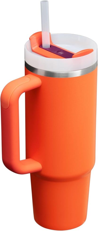 Stanthtley Quencher H2.0 FlowState Stainless Steel Vacuum Insulated Tumbler with Lid and Straw for Water, Iced Tea or Coffee