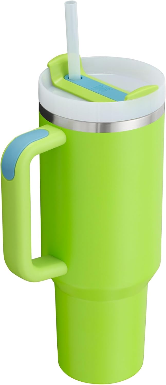 Stanthtley Quencher H2.0 FlowState Stainless Steel Vacuum Insulated Tumbler with Lid and Straw for Water, Iced Tea or Coffee