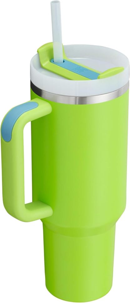 Stanthtley Quencher H2.0 FlowState Stainless Steel Vacuum Insulated Tumbler with Lid and Straw for Water, Iced Tea or Coffee