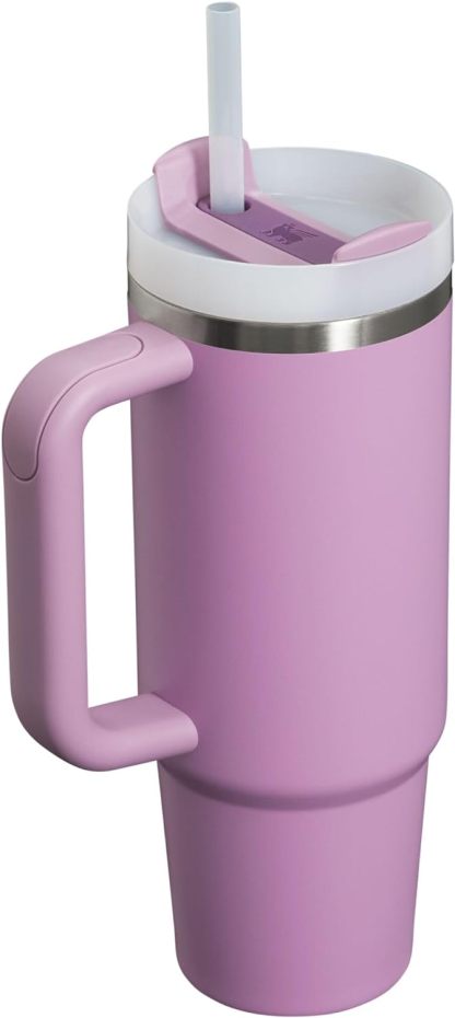 Stanthtley Quencher H2.0 FlowState Stainless Steel Vacuum Insulated Tumbler with Lid and Straw for Water, Iced Tea or Coffee