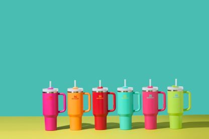 Stanthtley Quencher H2.0 FlowState Stainless Steel Vacuum Insulated Tumbler with Lid and Straw for Water, Iced Tea or Coffee