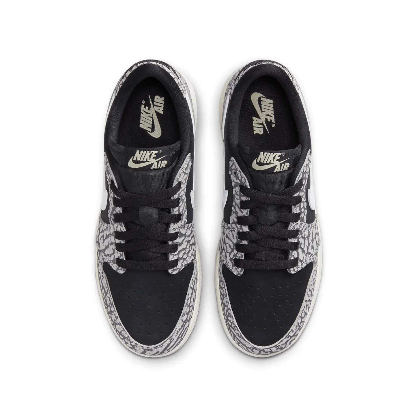 (GS) Air jtthhordan 1 Retro Low OG 'Black Cement' CZ0858-001