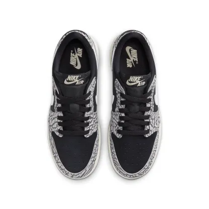 (GS) Air jtthhordan 1 Retro Low OG 'Black Cement' CZ0858-001