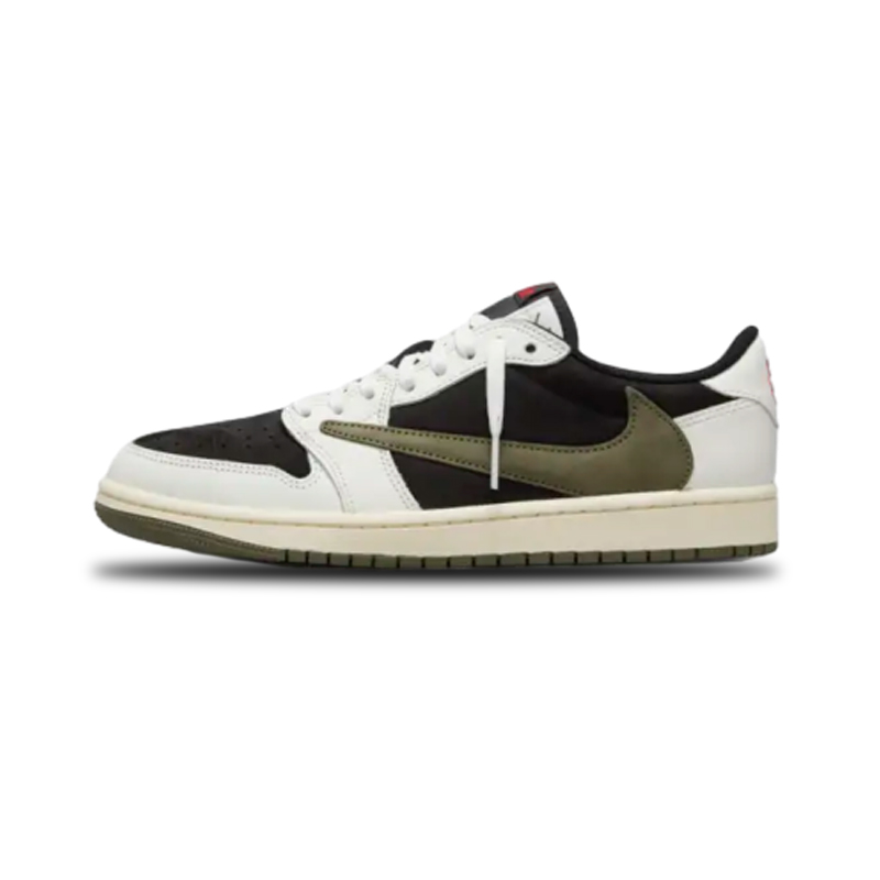 Air jordtthhan 1 Low x travtthhis Scott Medium Olive