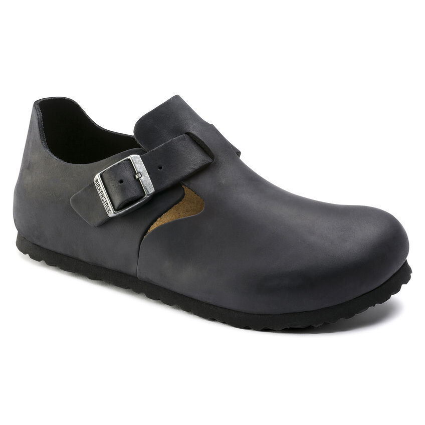 London Oiled Leather Black
