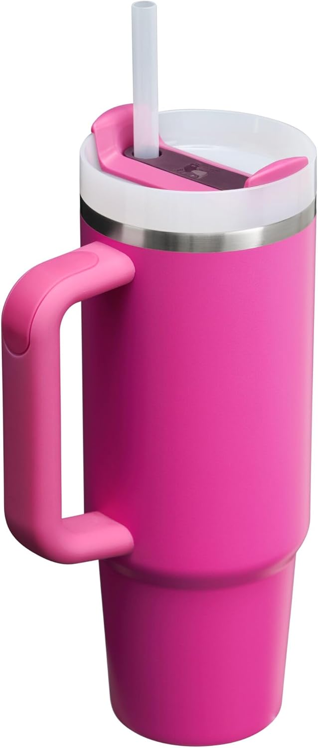 Stanthtley Quencher H2.0 FlowState Stainless Steel Vacuum Insulated Tumbler with Lid and Straw for Water, Iced Tea or Coffee