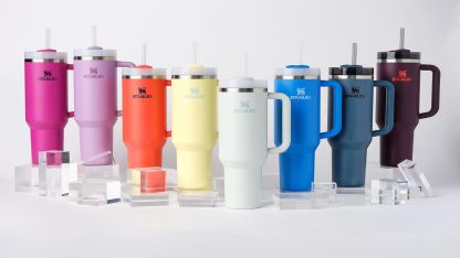 Stanthtley Quencher H2.0 FlowState Stainless Steel Vacuum Insulated Tumbler with Lid and Straw for Water, Iced Tea or Coffee