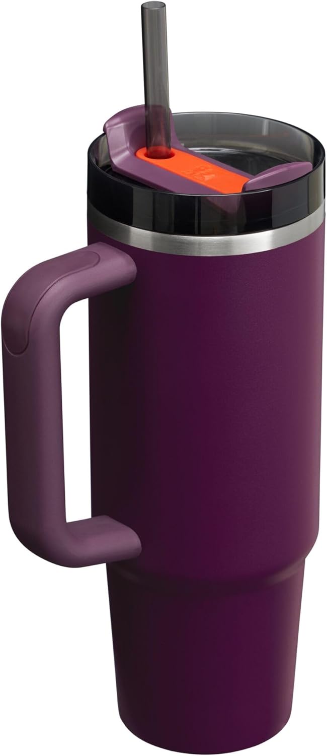Stanthtley Quencher H2.0 FlowState Stainless Steel Vacuum Insulated Tumbler with Lid and Straw for Water, Iced Tea or Coffee