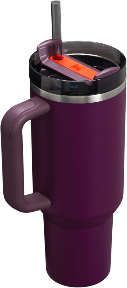 Stanthtley Quencher H2.0 FlowState Stainless Steel Vacuum Insulated Tumbler with Lid and Straw for Water, Iced Tea or Coffee