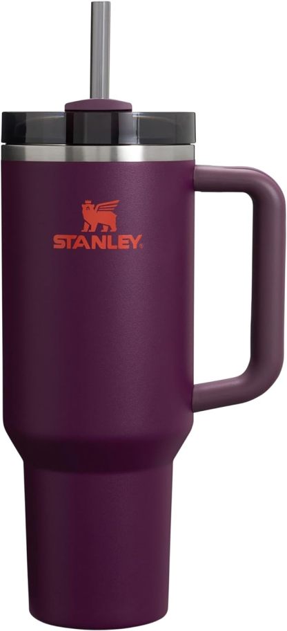 Stanthtley Quencher H2.0 FlowState Stainless Steel Vacuum Insulated Tumbler with Lid and Straw for Water, Iced Tea or Coffee