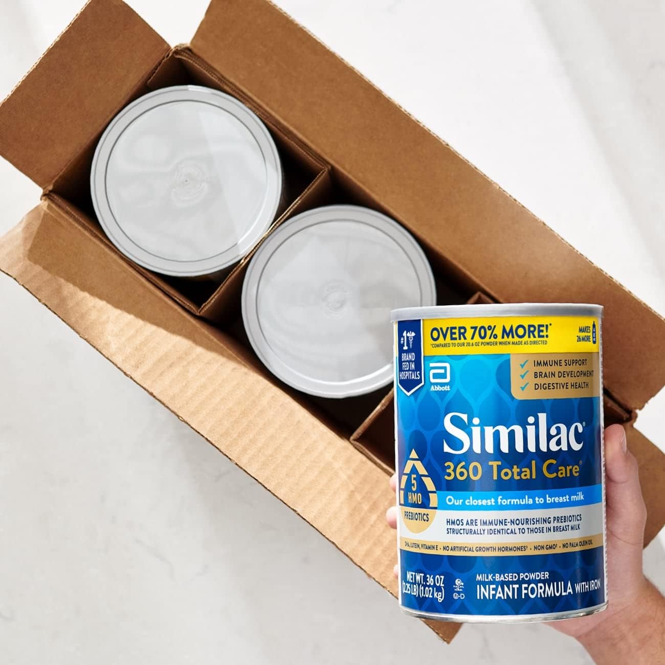 Similac 360 Total Care Infant Formul 36-oz Value Can 