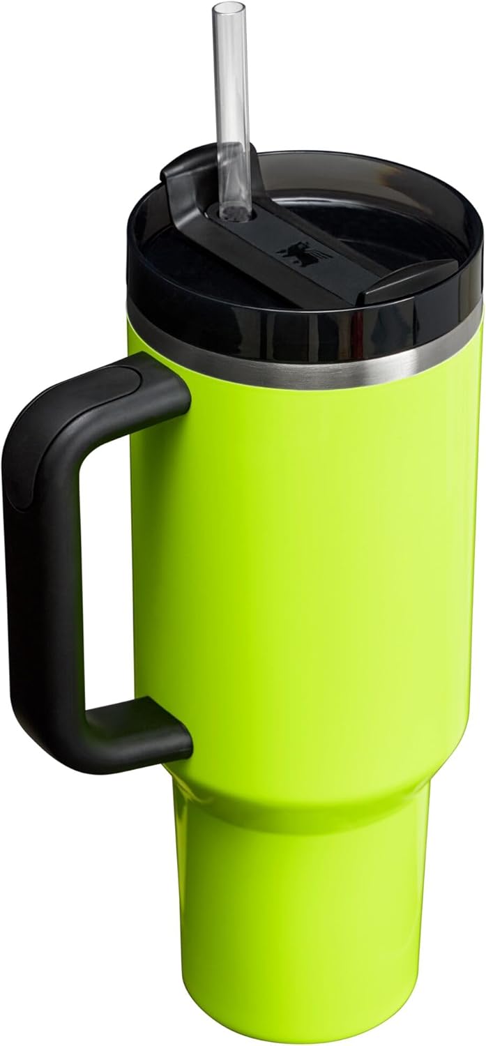 Stanthtley Quencher H2.0 FlowState Stainless Steel Vacuum Insulated Tumbler with Lid and Straw for Water, Iced Tea or Coffee