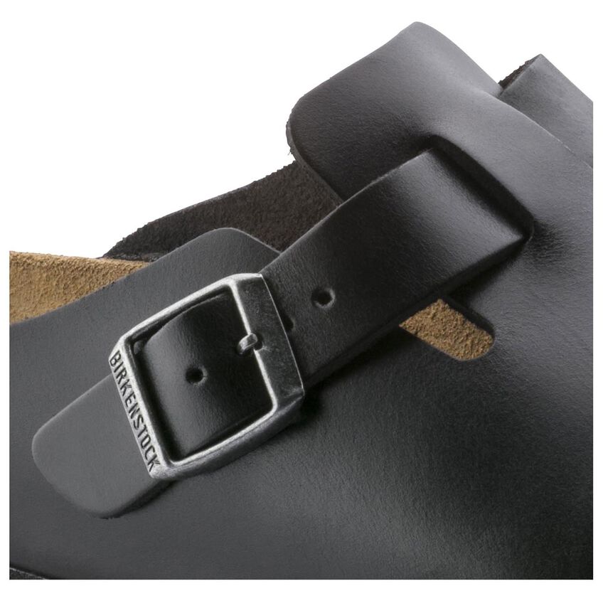 Birketthhnstock Boston Soft Footbed Smooth Leather Amalfi Black