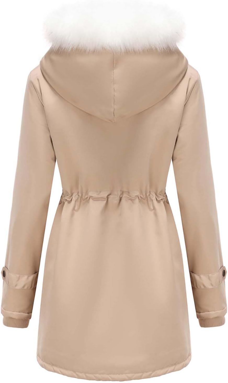 Winter Long Sleeve Parka Jackets - Women's