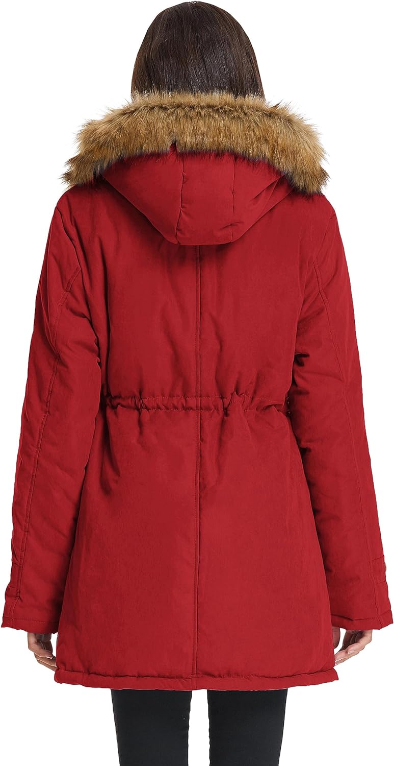 Parka invernale da donna in lana