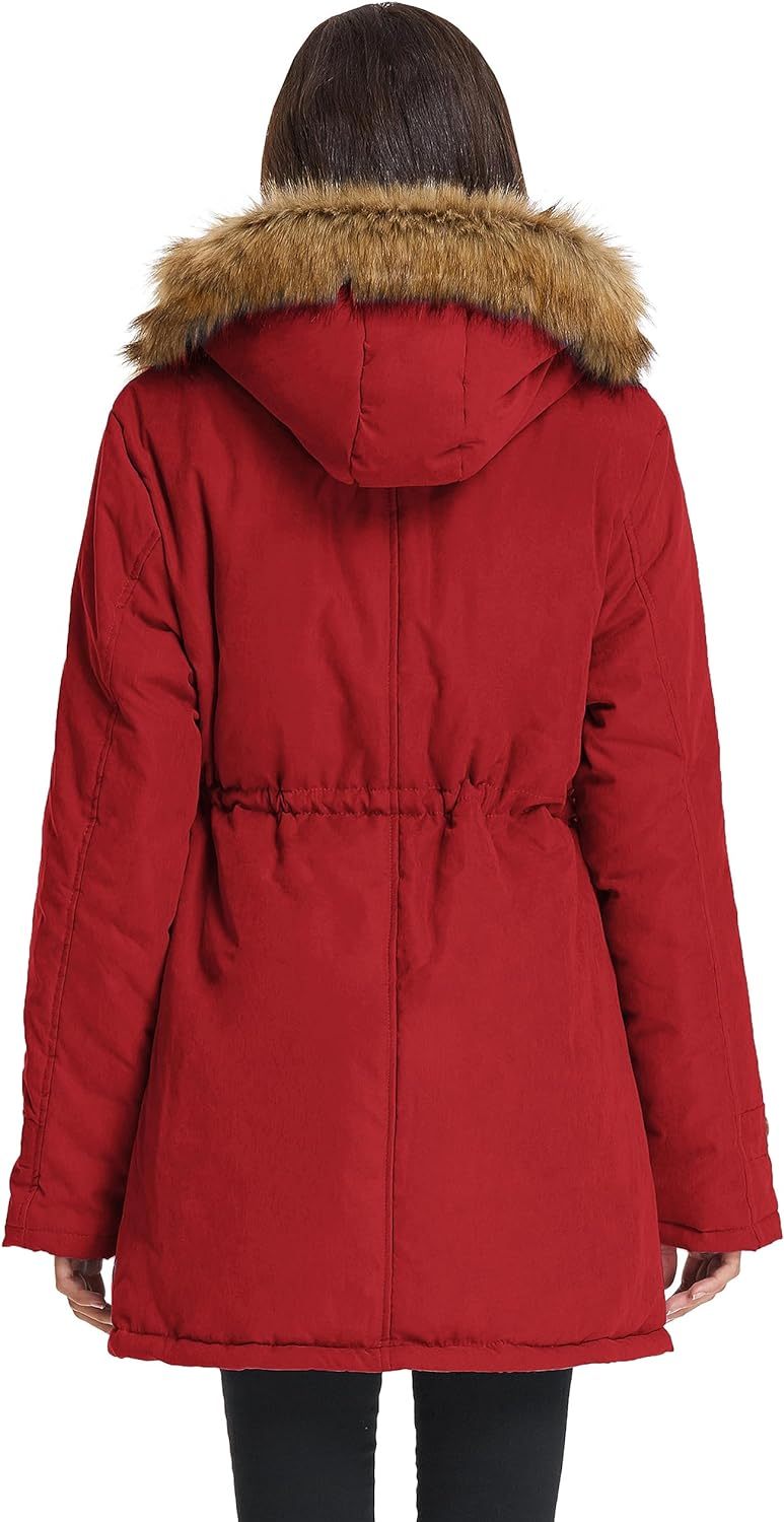 Parka invernale da donna in lana
