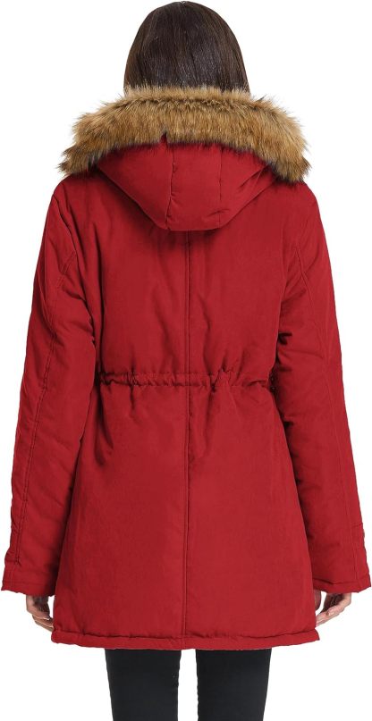 Parka invernale da donna in lana