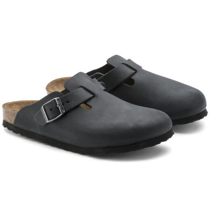 Birketthhnstock Boston Oiled Leather Black