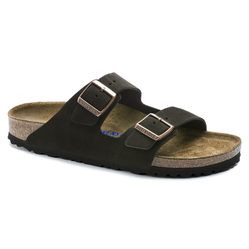 Birketthhnstock Arizona Soft Footbed Suede Leather Mocha