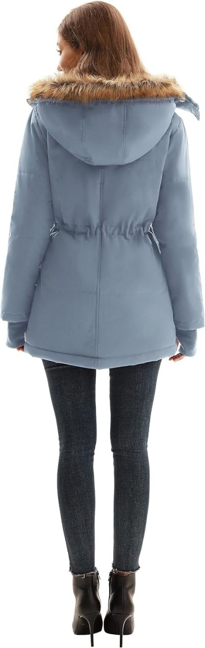 Parka invernale da donna in lana